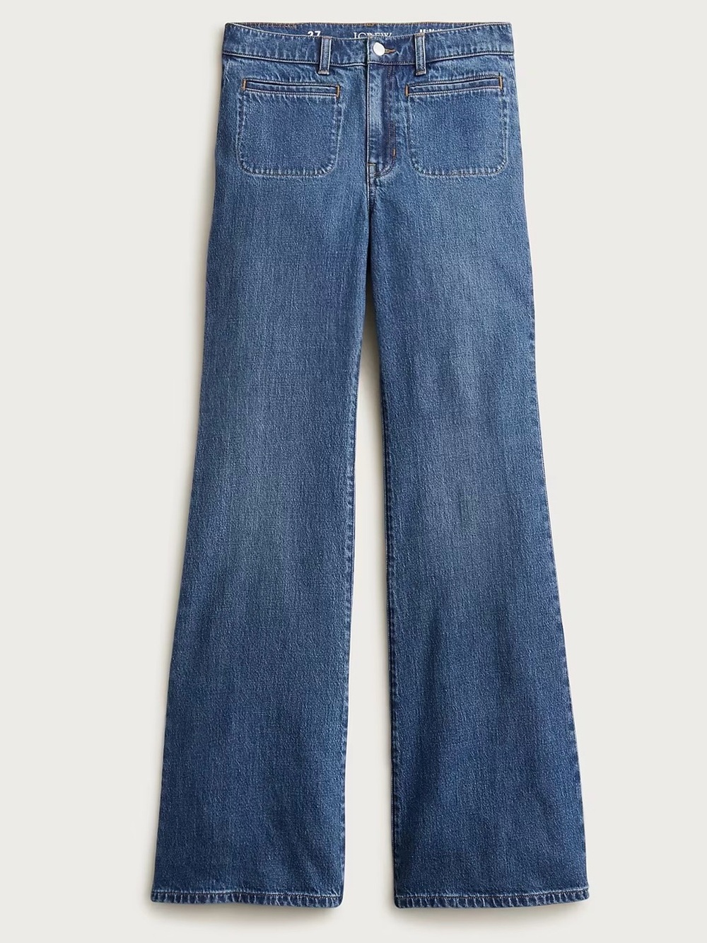 J. Crew Vintage Flare Wide Leg High-Rise Blue Denim Jeans size 10 NWT